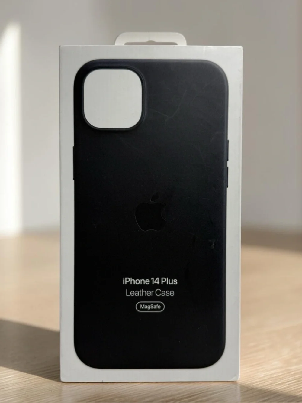 Apple iPhone 14 Plus Leather‎ Case w/ MagSafe Midnight OEM Genuine Apple Cover